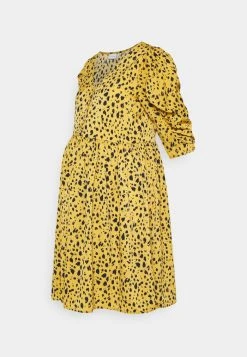 MAMALICIOUS MLELLIE LIA DRESS - Robe En Jersey - Honey
