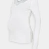 MAMALICIOUS MLTRINA - T-shirt à Manches Longues - Snow White