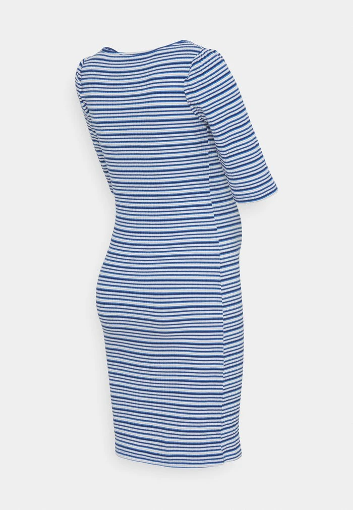 MAMALICIOUS SHORT DRESS - Robe En Jersey - Victoria Blue – Image 2