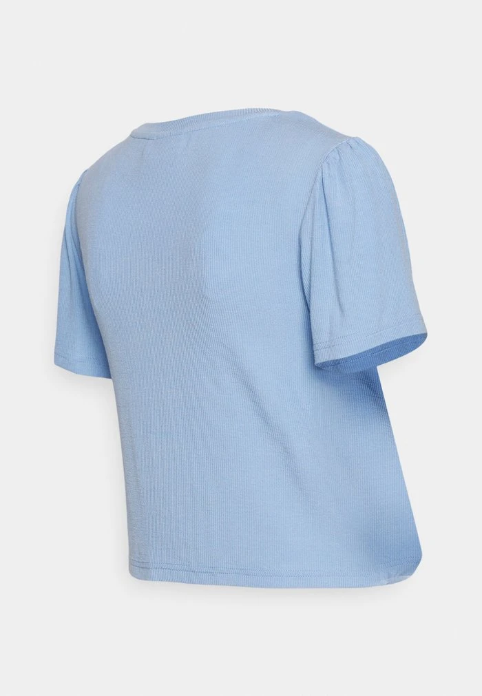 MAMALICIOUS MLGISELLE CROP - T-shirt Basique - Bel Air Blue – Image 2