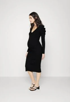 MAMALICIOUS MLMARTHE DRESS - Robe Pull - Black