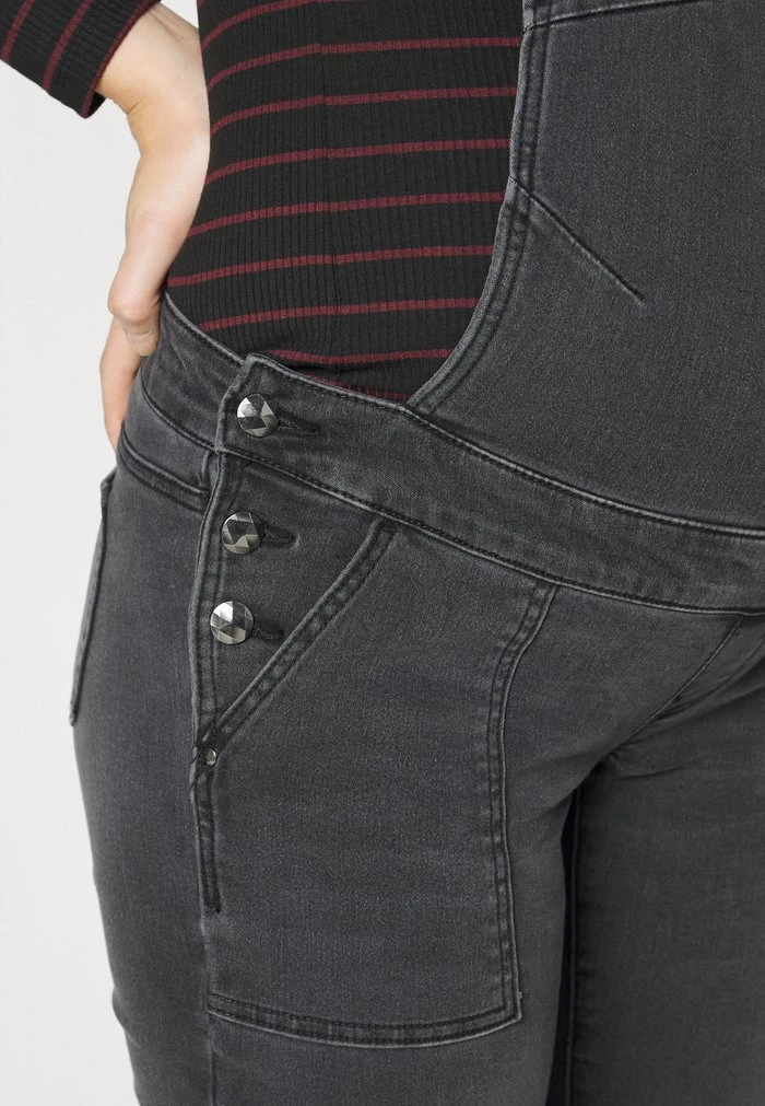 MAMALICIOUS MLFIA - Salopette - Medium Grey Denim – Image 7