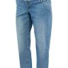 MAMALICIOUS MLAUSTIN - Jean Droit - Light Blue Denim
