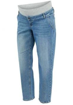 MAMALICIOUS MLAUSTIN - Jean Droit - Light Blue Denim