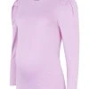 MAMALICIOUS T-shirt à Manches Longues - Violet Tulle