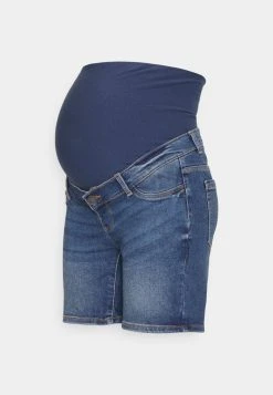 MAMALICIOUS MLPARIS SLIM - Short En Jean - Medium Blue Denim