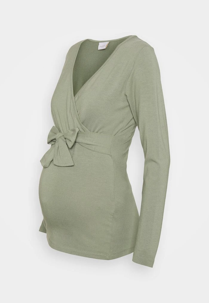 MAMALICIOUS CHARLIE TESS 2er Pack - T-shirt à Manches Longues - Kentucky Blue – Image 4