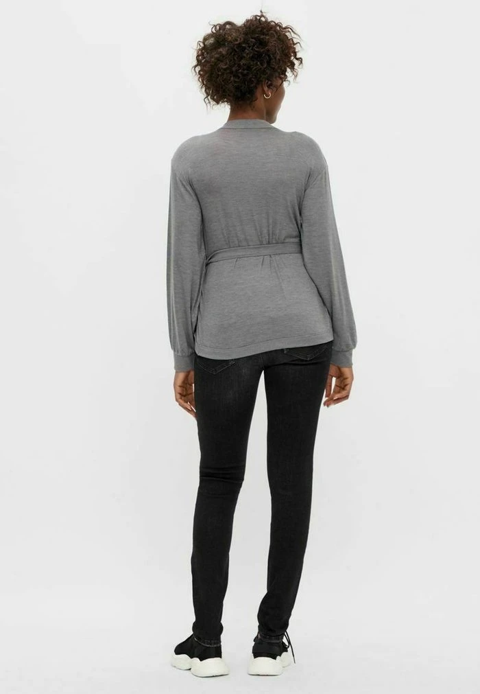 MAMALICIOUS Gilet - Medium Grey Melange – Image 3