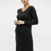 MAMALICIOUS Robe De Jour - Black