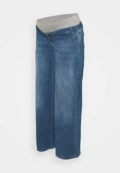 MAMALICIOUS MLORLANDO WIDE JEANS - Jean Droit - Light Blue Denim