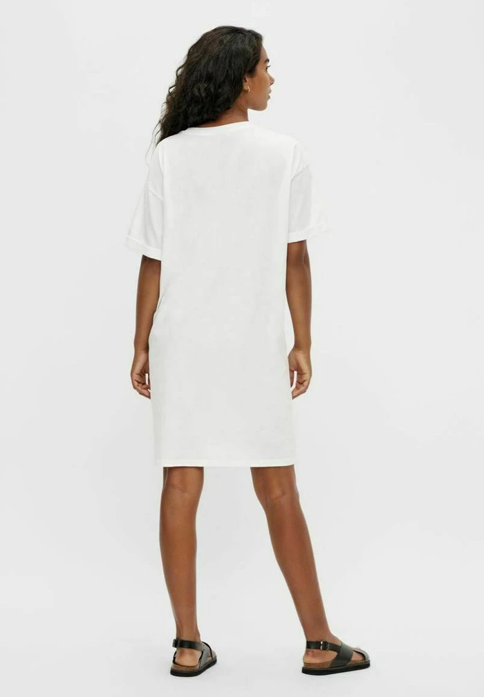 MAMALICIOUS Robe En Jersey - Bright White – Image 3