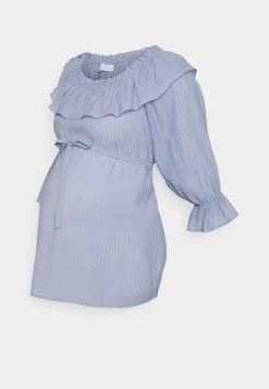 MAMALICIOUS MLNORA - Blouse - Azure Blue