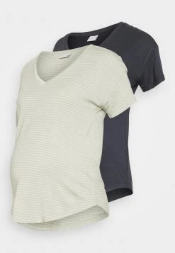 MAMALICIOUS MLALISON MIX 2 PACK - T-shirt Imprimé - Dark Navy
