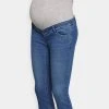 MAMALICIOUS MLSARNIA SLIM - Jean Slim - Medium Blue Denim