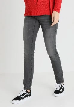 MAMALICIOUS MLJULIA WASHED - Jean Slim - Medium Grey Denim