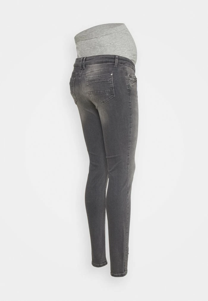 MAMALICIOUS MLSAVANNA - Jean Slim - Medium Grey Denim – Image 2