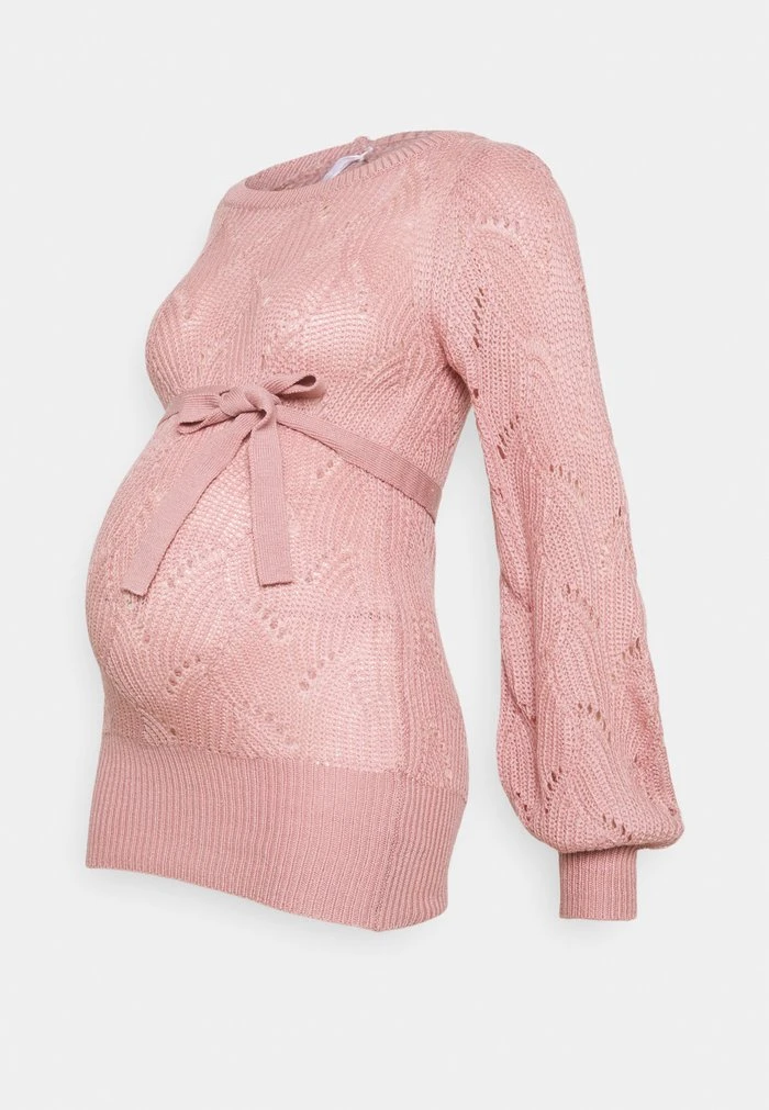 MAMALICIOUS MLANNA - Pullover - Pale Mauve Melange – Image 5