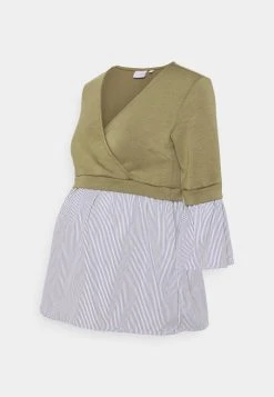 MAMALICIOUS MLJENNIFER TESS - T-shirt à Manches Longues - Mermaid