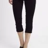 MAMALICIOUS MLJULIANE CAPRI - Short En Jean - Black Denim