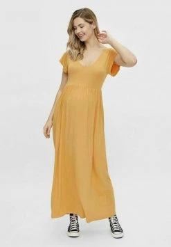 MAMALICIOUS MLKAYLY - Robe Longue - Golden Apricot