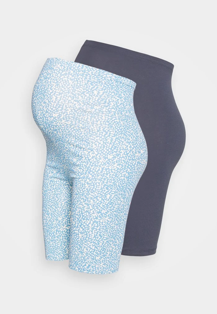 MAMALICIOUS MLKIMA BIKER SHORTS 2 PACK - Short - India Ink – Image 2