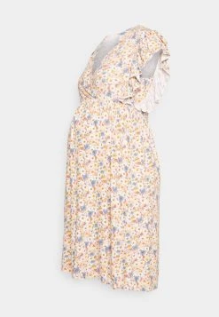 MAMALICIOUS MLZINA TESS CAP DRESS - Robe En Jersey - Salmon