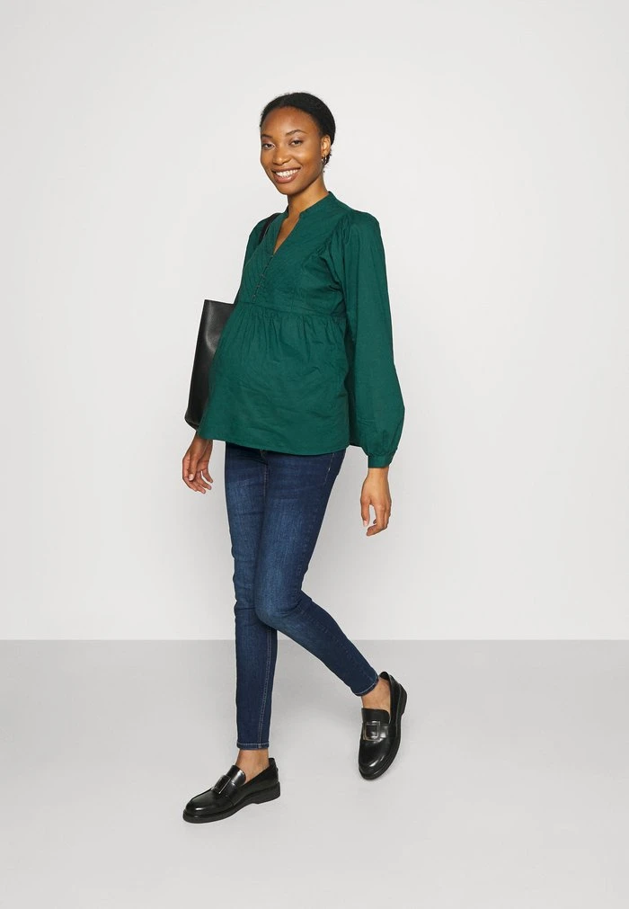 MAMALICIOUS MLSAVANNA - Jeans Skinny - Dark Blue Denim – Image 2