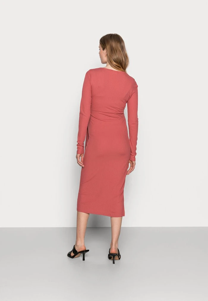 MAMALICIOUS NURSING DRESS - Robe Pull - Dusty Cedar – Image 3