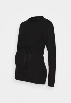 MAMALICIOUS MLFAY - T-shirt à Manches Longues - Black