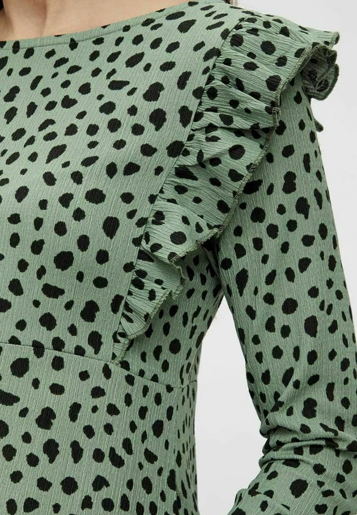 MAMALICIOUS POLLY - Robe De Jour - Deep Grass Green – Image 4